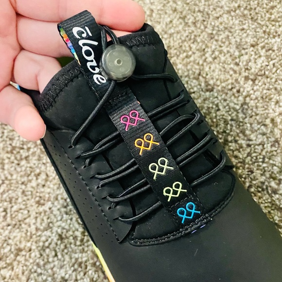 Clove | Shoes | New Clove Limited Edition Black Rainbow Soul Nursing Sneakers | Poshmark